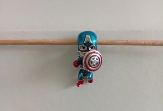 Charm Capitán América de Los Vengadores de Marvel