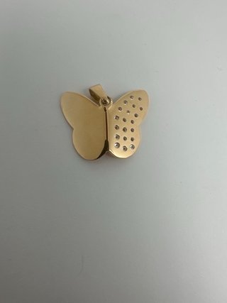 Colgante Guess Mariposa Oro 18k