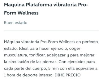 Plataforma Vibratoria Pro-Form Wellness
