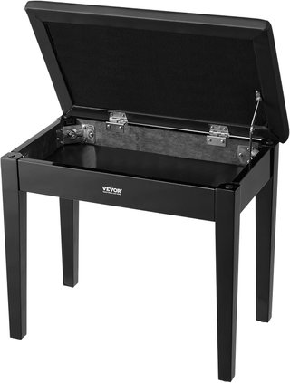 Banco de Piano Negro VEVOR