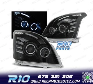 FAROS PARA TOYOTA LAND CRUISER FJ120 03-08 OJOS ANGEL FONDO