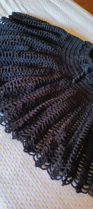 Toquilla/Mantón/Capelina Baturra Negro ,número 1