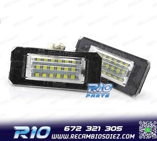 LUCES DE MATRÍCULA LED PARA MINI COOPER 06-10