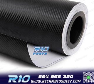 VINILO ADHESIVO CARBONO NEGRO