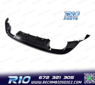 DIFUSOR VOLKSWAGEN VW GOLF 7.5 17-20 LOOK R NEGRO BRILLO