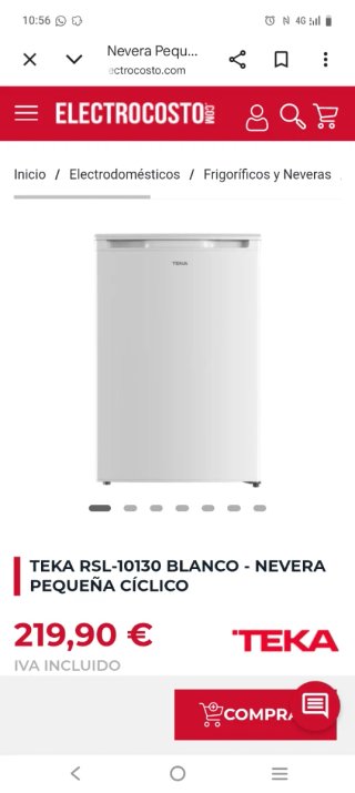 Mini nevera Teka simi nueva funciona todo perfecto
