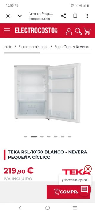 Mini nevera Teka simi nueva funciona todo perfecto