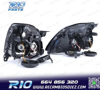 FAROS OPEL VECTRA C 02-05 SIGNUM 03-05 FONDO NEGRO