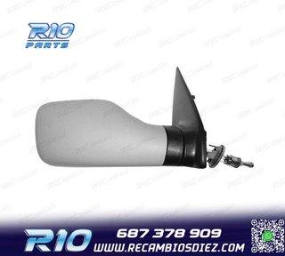 ESPEJO COMPLETO DERECHO PEUGEOT 106 93-05 IMPRIMADO