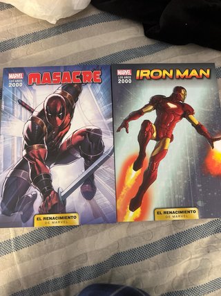 Lote 6 comics marvel.