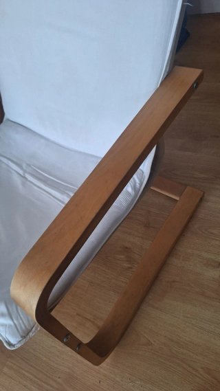 Sillón Mecedora Ikea Madera Blanca