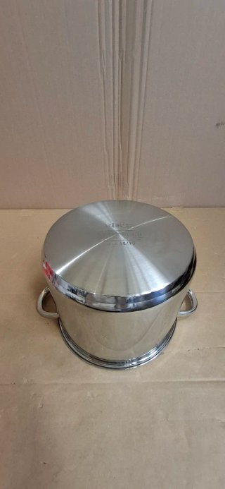 Olla Inoxidable Vier Stock Pot 24cm 8L Induccion