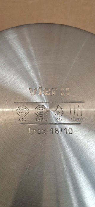 Olla Inoxidable Vier Stock Pot 24cm 8L Induccion