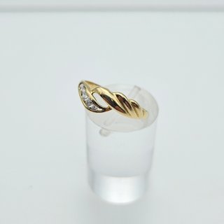 Anillo de Oro 18K, Diseño Central, 2gr, T-17