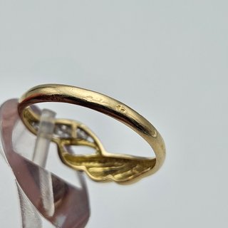 Anillo de Oro 18K, Diseño Central, 2gr, T-17