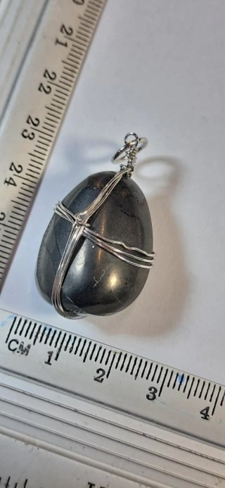 Pietra di Shungite con filo argento