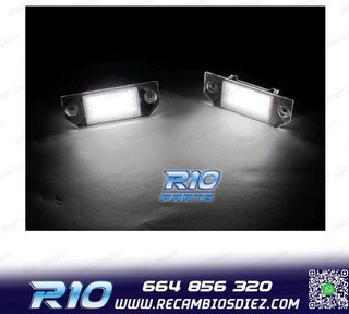 LUCES DE MATRICULA LED PARA FORD FOCUS MK II 03-08 CMAX 03-1