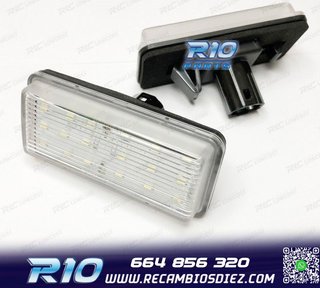 LUCES DE MATRÍCULA LED PARA TOYOTA LAND CRUISER PRADO J120