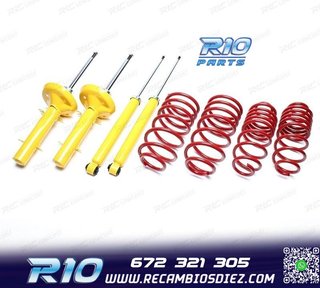 KIT SUSPENSIÓN DEPORTIVA PARA PEUGEOT