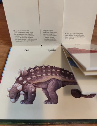 Gigantosaurio con Póster gigante y Los combisauros