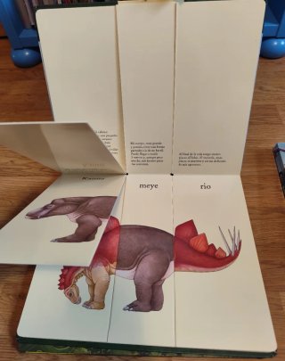 Gigantosaurio con Póster gigante y Los combisauros