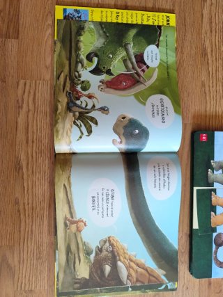 Gigantosaurio con Póster gigante y Los combisauros