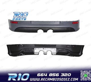 DIFUSOR VOLKSWAGEN VW GOLF 5 03-08 LOOK R32 + SILENCIOSO ESC