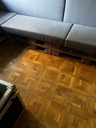 Sofa chaise longue palets
