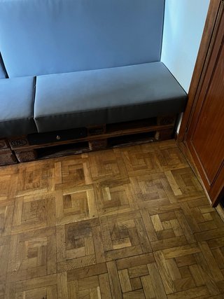 Sofa chaise longue palets