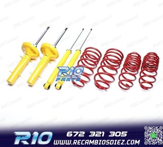 KIT SUSPENSIÓN DEPORTIVA PARA FIAT
