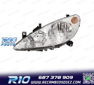 FARO IZQ PEUGEOT 307 01-05