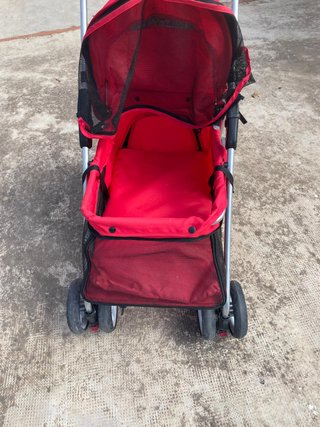 Carrito para mascotas/perros rojo