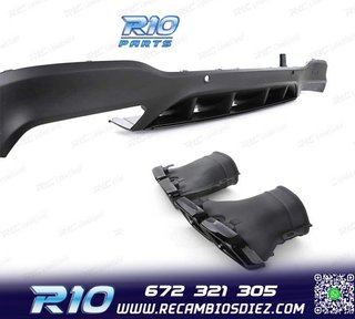 DIFUSOR MERCEDES GLC X253 15-18 LOOK AMG GLC63 PDC + COLAS E