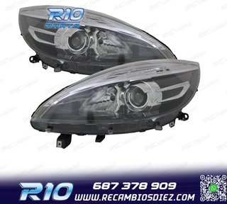 FAROS RENAULT SCENIC III 12-16 FONDO NEGRO