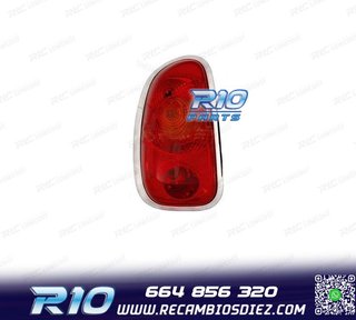 PILOTO IZQ PARA MINI COUNTRYMAN 10-16 ROJO