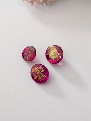 3 piedras preciosas talladas