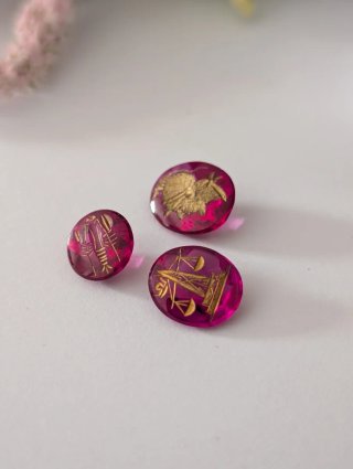 3 piedras preciosas talladas
