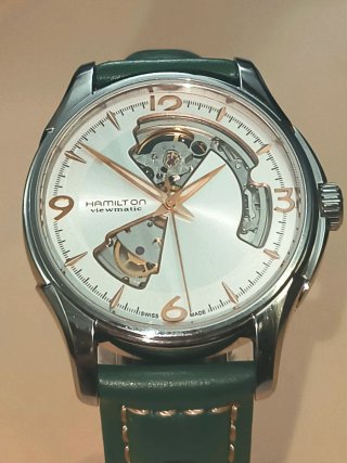 Hamilton Jazzmaster Open Heart Automático