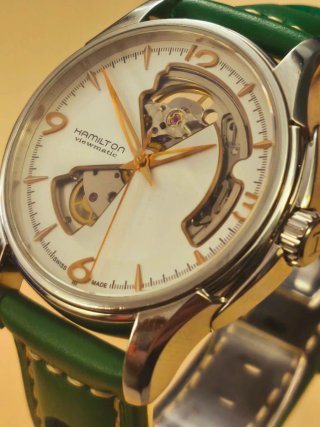 Hamilton Jazzmaster Open Heart Automático