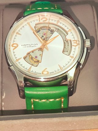 Hamilton Jazzmaster Open Heart Automático