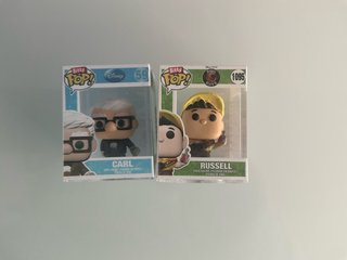2 Figuras Funko Pop! Disney Pixar Carl y Russell