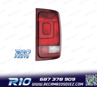 PILOTO DCH VOLKSWAGEN VW AMAROK 13-19 BLANCO ROJO AHUMADO