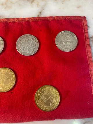 Colección de 7 monedas antiguas
