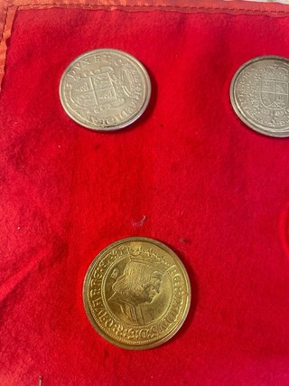 Colección de 7 monedas antiguas
