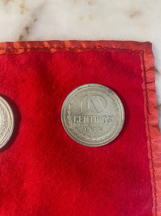 Colección de 7 monedas antiguas