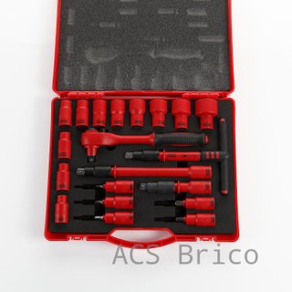 Juego Llaves de Vaso Aisladas de 1/2" - 20 Piezas Alyco 190300