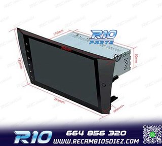 RADIO GPS ANDROID 14 BMW E90 E91 E92 E93 PANTALLA 9" TACTIL