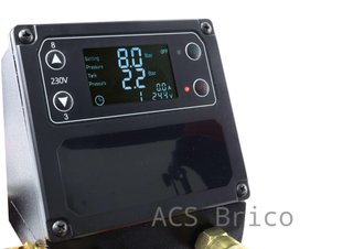 Compresor de Aire Silencioso con LCD 50L - 4 Hp - 37193 - Saurium