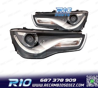 FAROS XENON AUDI A1 10-14 DRL NEGROS