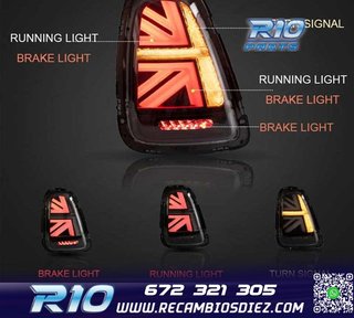 PILOTOS LED MINI COOPER R56 R57 07-13 ROJO